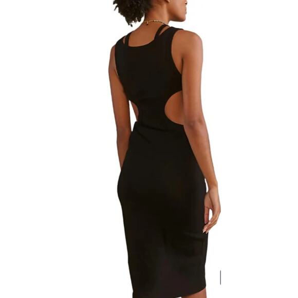 T.LA Black Layered Ribbed Tank Dress - Picture 7 of 7